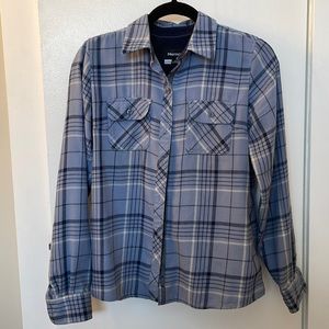 Marmot flannel button up shirt